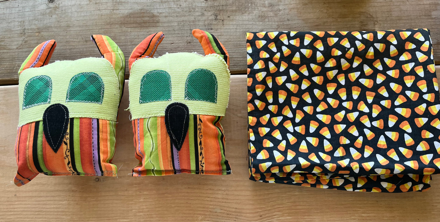 Halloween Pillow Case with Small Essential Oil Owl Pillow