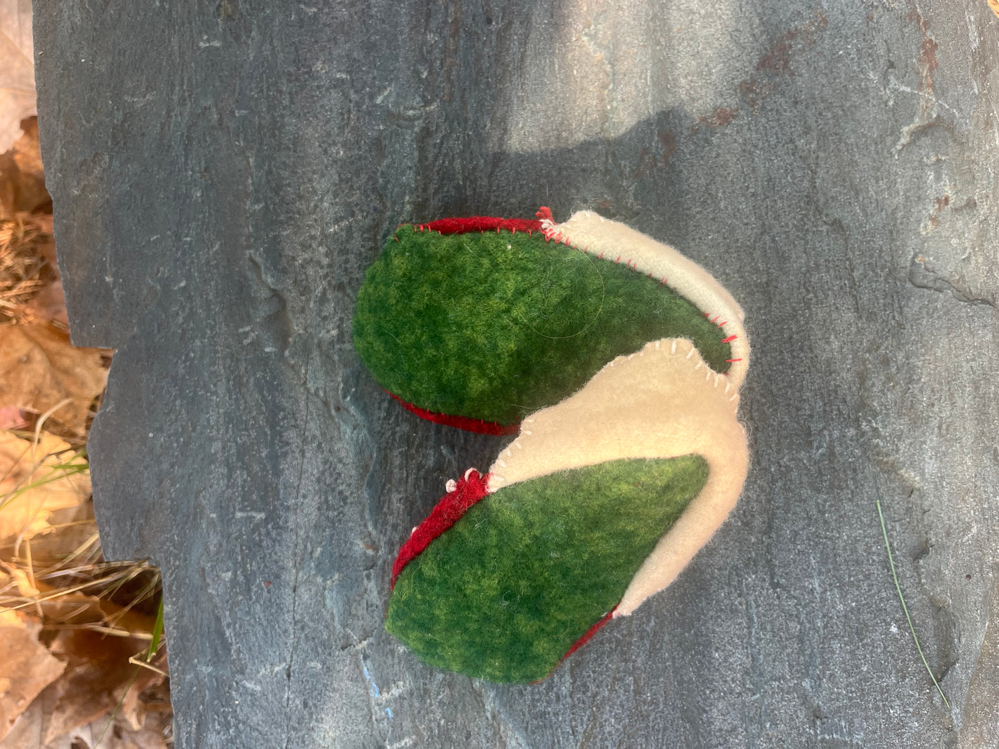 Felt Mushroom Slippers