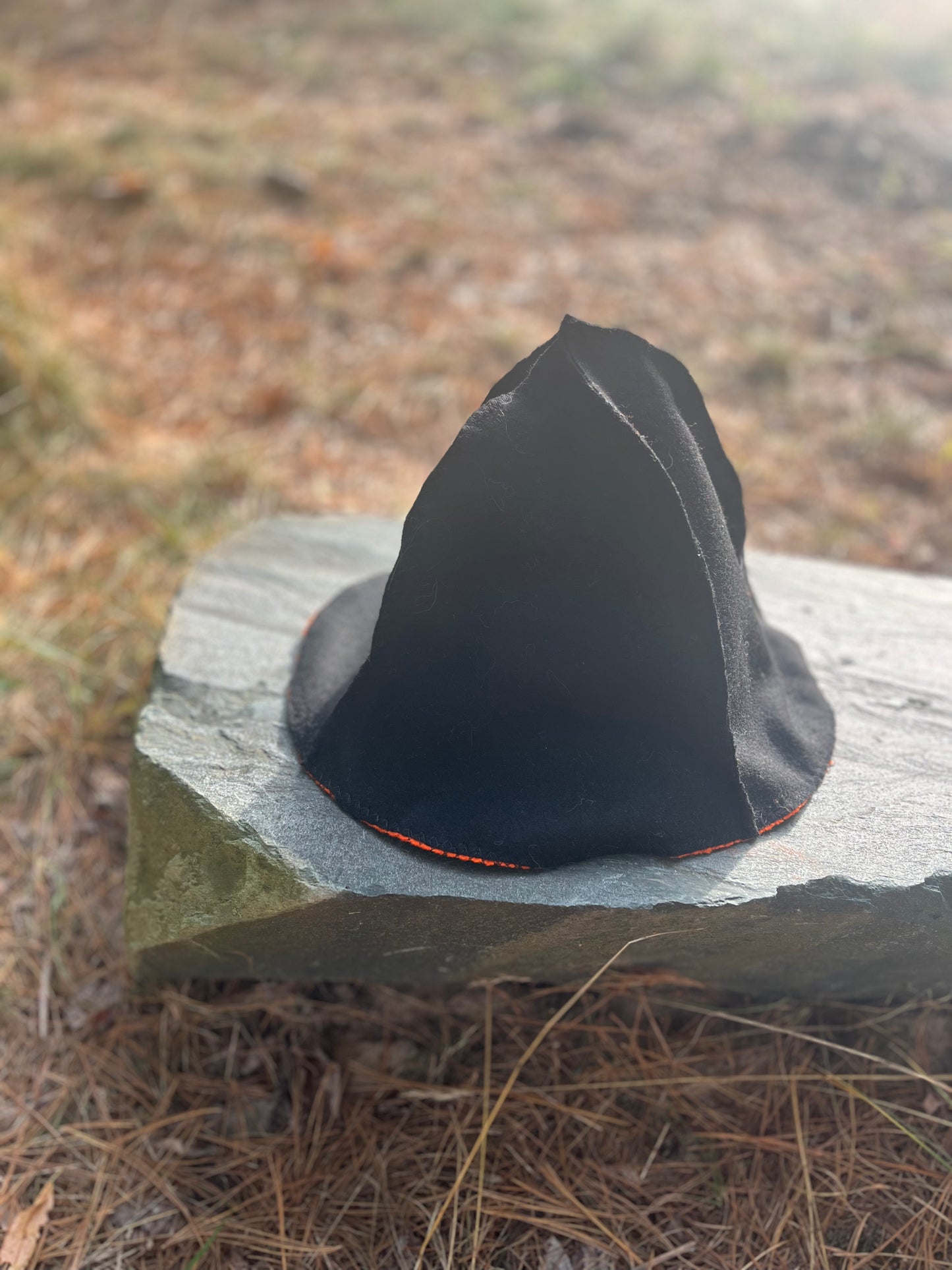 Hunter’s Orange Sauna Hat / Banya Bonnet / Finnish Sauna Hat