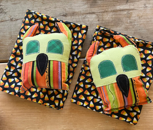 Halloween Pillow Case with Small Essential Oil Owl Pillow